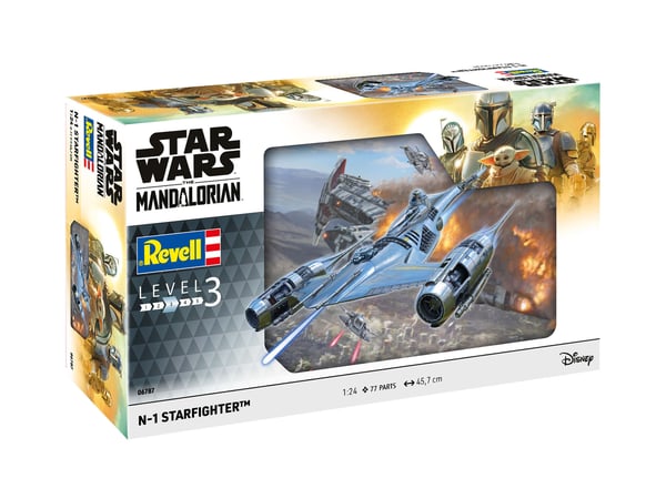 Revell N1 Starfighter Spaceship model Kokoamispakkaus 1:24