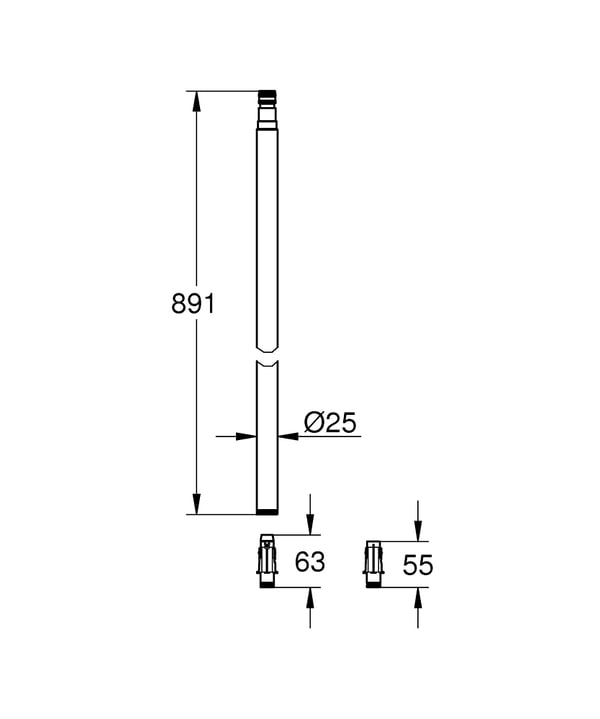 GROHE 48498000 duschsystem Krom