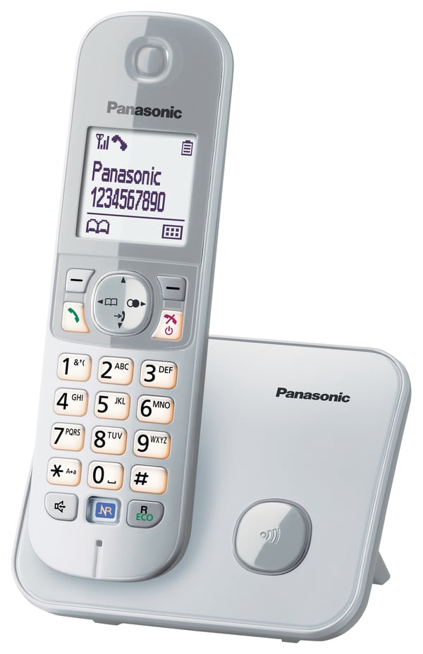 Miniatyrbillede 1 af 3: Panasonic KX-TG6811GS telefon DECT telefon Nummervisning Sølv