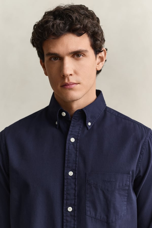 Gant 3250203-433 Skjorta Button down-krage Långärmad Bomull