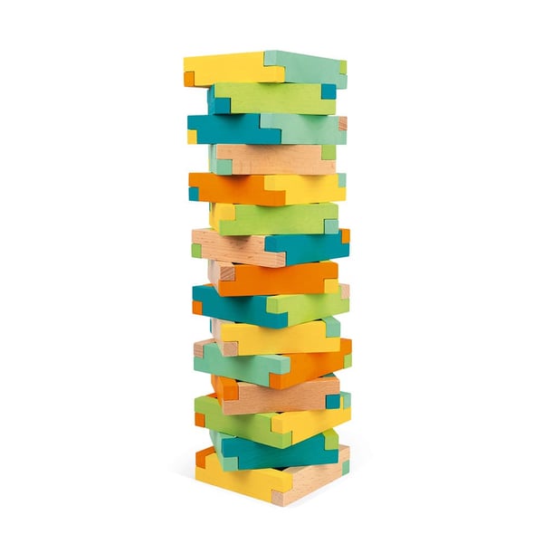 Miniatyrbillede 20 af 20: JANOD 60-piece construction set (wood)