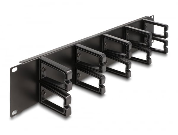 Miniatyrbillede 1 af 3: DeLOCK 66917 tilbehør til rack Kabelbakkepanel