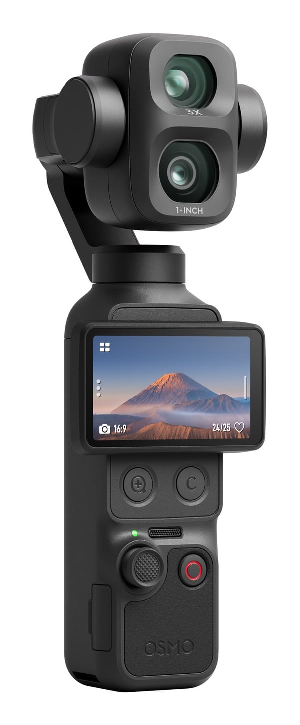 DJI Osmo Pocket 4P kardanled kamera 4K Ultra HD 37 MP Wi-Fi Sort