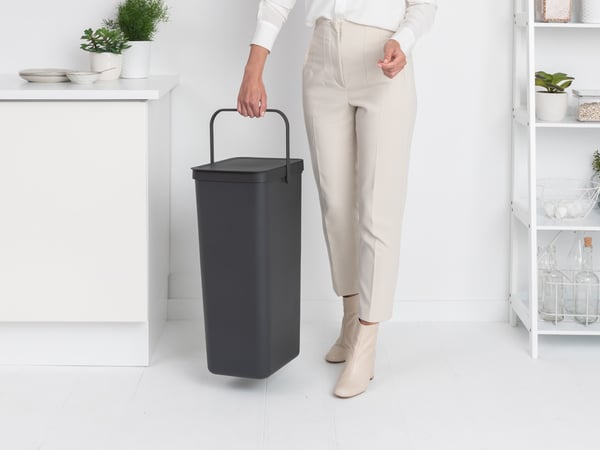 Brabantia SORT & GO RECYCLE BIN 40 l Rektangulär Grå