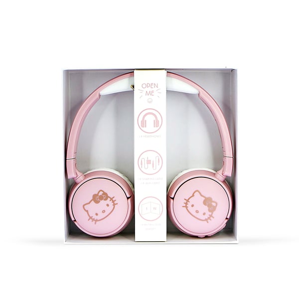 OTL Technologies Hello Kitty Hovedtelefoner Kabel & trådløs Headset Musik USB Type-C Bluetooth Lyserød, Blå