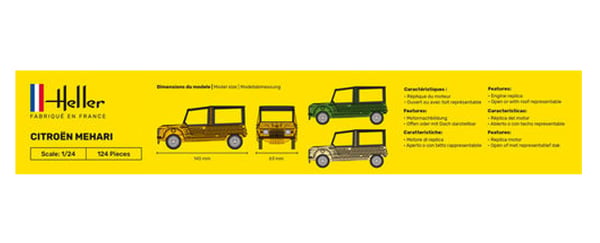 Miniatyrbild 5 av 9: Heller 56760 skalmodell Modellbilsset Monteringssats 1:24