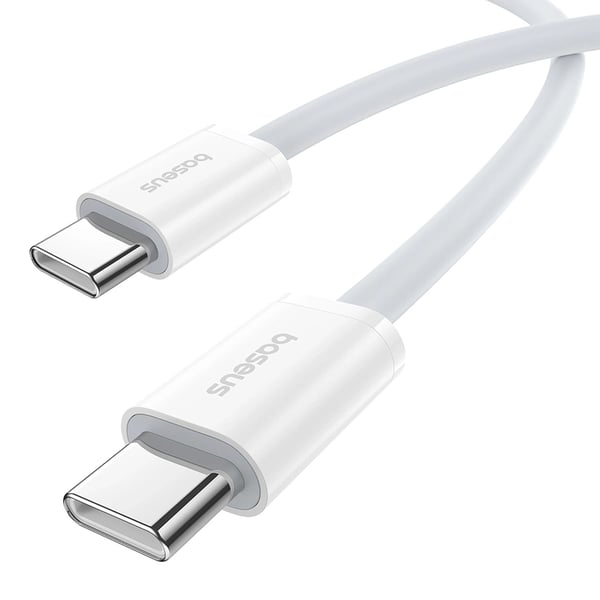 Baseus Superior USB-kaapeli USB 2.0 1 m USB C 480 Gbit/s 30 W Valkoinen