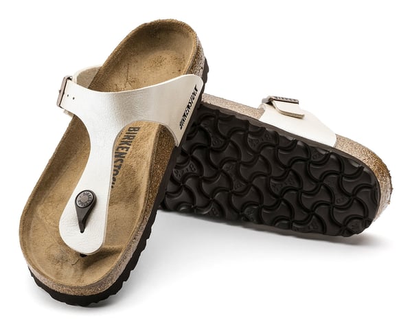 Pikkukuva 4 / 7: Birkenstock Gizeh Sandaalit Naaras Valkoinen