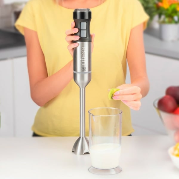 Miniatyrbillede 5 af 5: Ufesa BP4750 Nedsænkning blender 1400 W Sort, Rustfrit stål