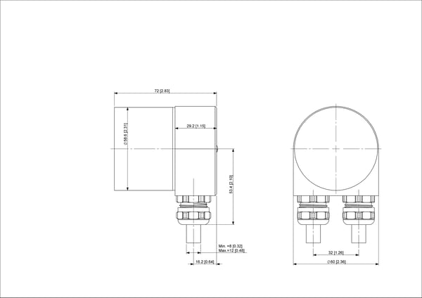 Posital OCD-DPC1B-1416-C10S-H2M koder Spring klemme 1 cm