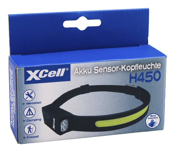 XCell H450 Svart Ficklampa LED