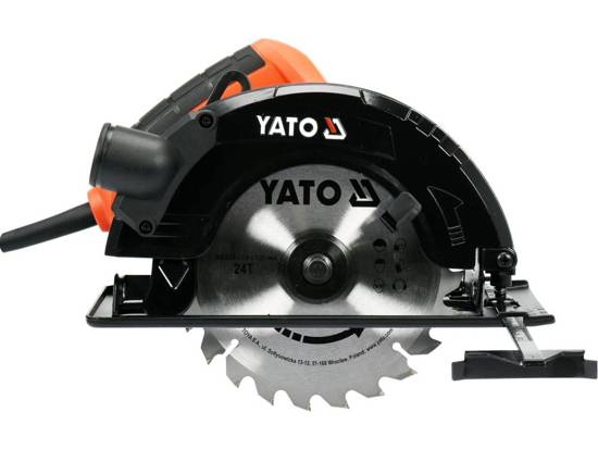 Miniatyrbild 1 av 3: Yato YT-82152 bärbar cirkelsåg 18,5 cm Svart, Orange 4800 RPM 1500 W