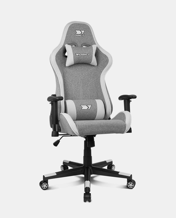 DRIFT DR90 PRO PC gamingstol Polstret sæde Grå, Hvid DRIFT DR90 PRO PC gamingstol Polstret sæde Grå, Hvid