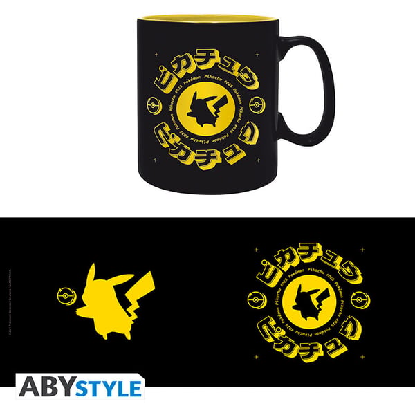 Miniatyrbillede 5 af 5: ABYstyle Pokémon kop Sort, Gul Universel 1 stk