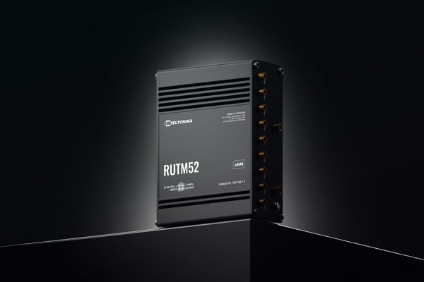 Miniatyrbild 3 av 8: Teltonika RUTM5210B000 trådlös router Gigabit Ethernet Dual-band (2,4 GHz / 5 GHz) 5G Svart