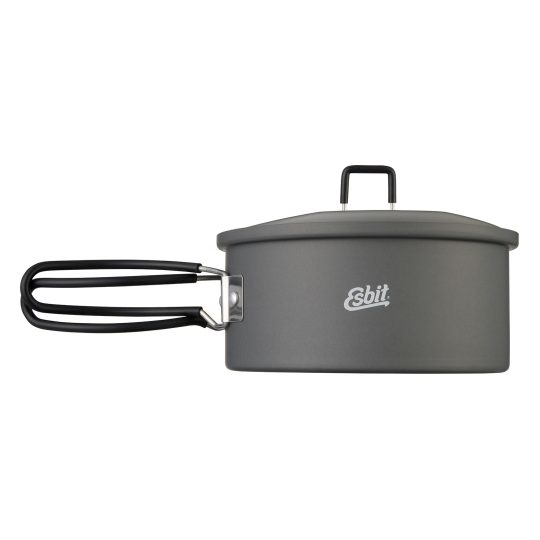 ESBIT PT1100HA camping køkkengrej Pot 1,1 L Aluminium, Sort