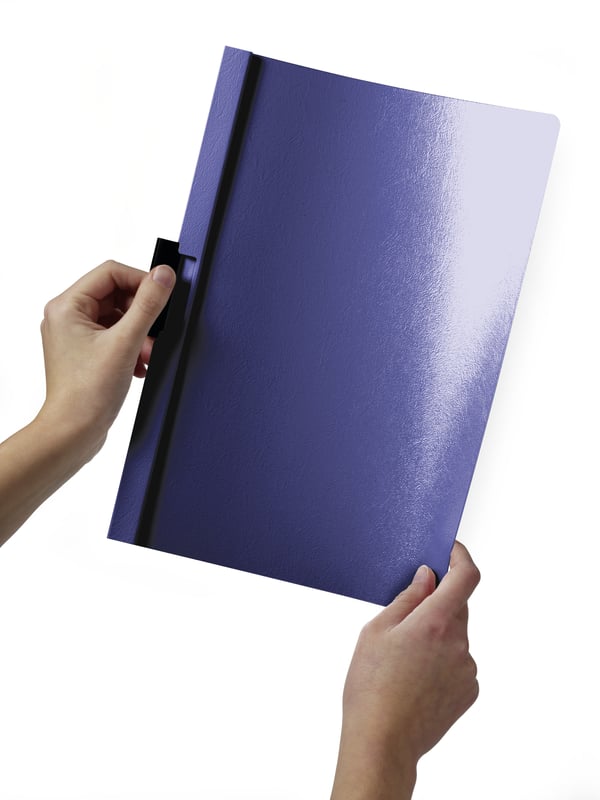 Pikkukuva 6 / 6: Durable 220057 raporttikansi PVC-muovi Antrasiitti, Harmaa