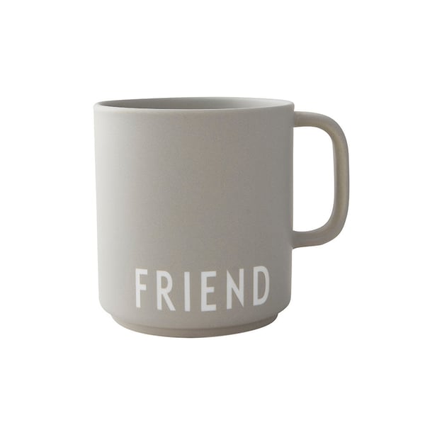 Design Letters Friend Kopp Grå Universal 1 styck