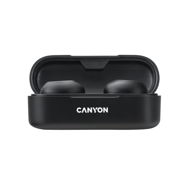 Canyon CNE-CBTHS1B kuulokkeet ja kuulokemikrofoni Langaton In-ear Puhelut/Musiikki USB Type-C Bluetooth Musta