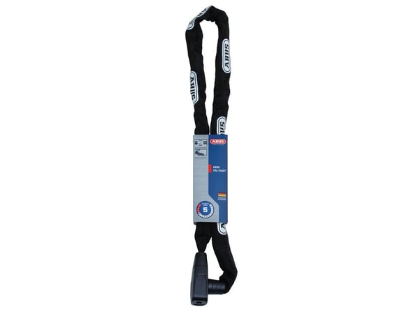 ABUS 5010780 Cykellås Svart, Vit 1100 mm Kedjelås