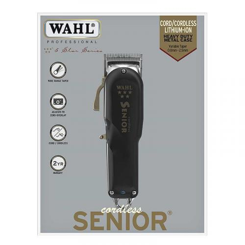Wahl Senior Svart Litium-Ion (Li-Ion)