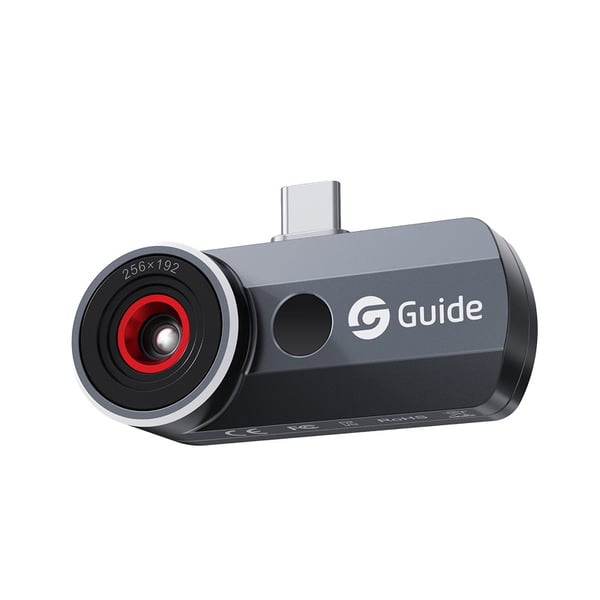 Miniatyrbillede 7 af 7: Guide Sensmart Guide MobIR 3.0 ES2+, kamera termowizyjna do smartfona Vanadium Oxide Uncooled Focal Plane Arrays Grå