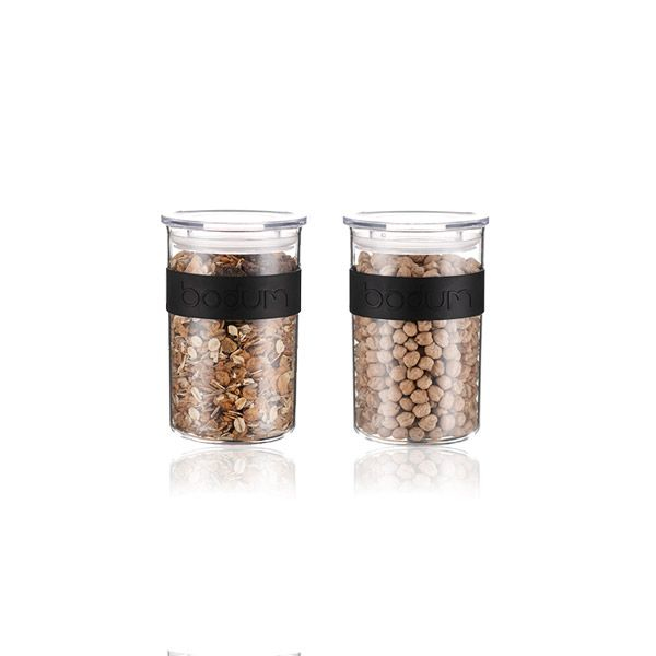 Bodum Presso Rund Plast Sort, Transparent