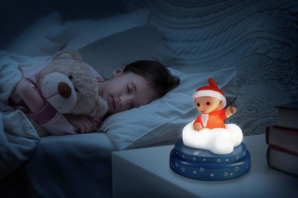 Ansmann 1800-0087 natlys til baby Fritstående Blå, Rød, Hvid LED