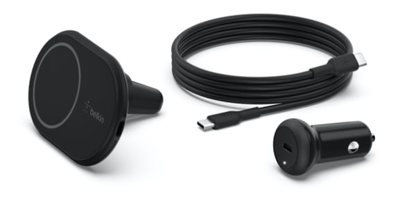 Belkin WIC004BTBK mobilladdare Smartphone Svart USB Trådlös laddning Automatisk