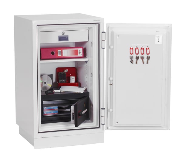 Phoenix Safe Co. DS2502F Pengeskab 84 L Hvid