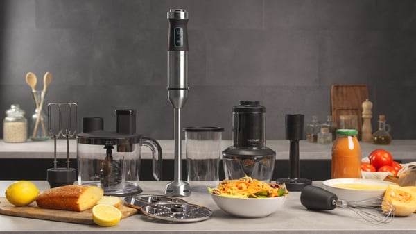Miniatyrbillede 10 af 10: Cecotec Power TitanBlack 1500 XL TotalMix Nedsænkning blender 1500 W Sort, Grøn, Rustfrit stål