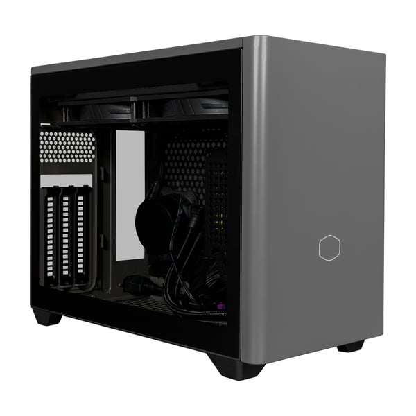 Miniatyrbillede 3 af 10: Cooler Master NR200P MAX Small Form Factor (SFF) Sort, Grå 850 W