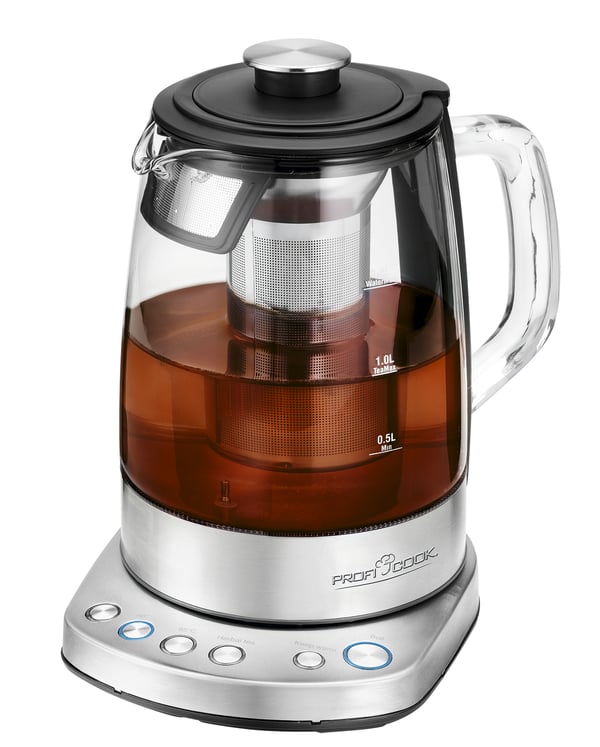 ProfiCook PC-WKS 1167G teenkeitin 1,5 L 2200 W Marja, Ruostumaton teräs ProfiCook PC-WKS 1167G teenkeitin 1,5 L 2200 W Marja, Ruostumaton teräs