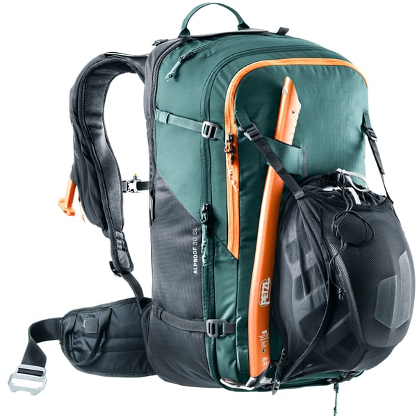 Miniatyrbillede 9 af 9: Deuter ALPROOF 30 SL rygsæk Sort, Grøn Denim, Polyamid, Polyester
