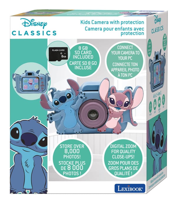 Miniatyrbillede 6 af 8: Lexibook Disney Stitch DJ078D børne elektronik Digitalt kamera til børn