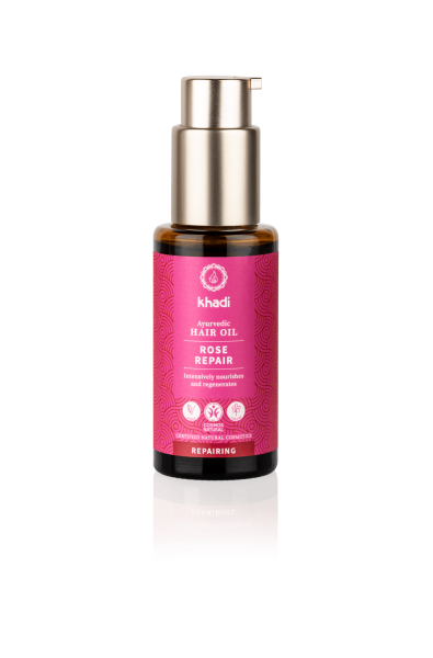 Khadi Ayurvedic Hair Oil rose Repair Hår olie 50 ml Kvinder