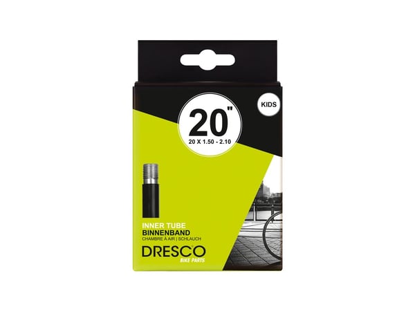 Dresco 5250432 polkupyörän sisäkumi Schrader-venttiili 20"