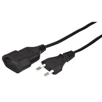 e+p SVE 4 stikdåse 3 m 1 AC stikkontakt(er) Sort