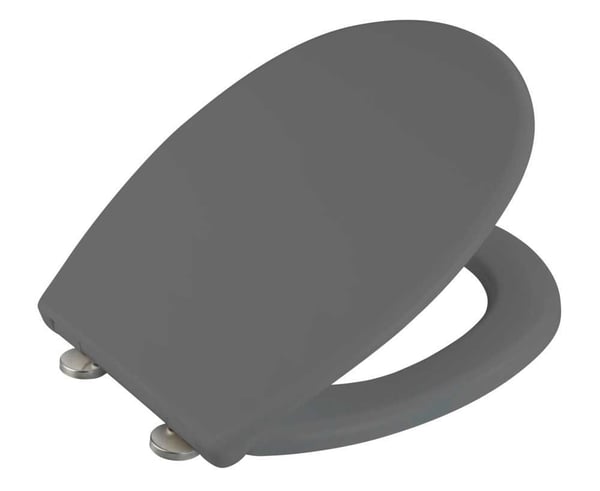 WENKO 24572100 WC-istuin Kova wc-istuin Duroplast Harmaa