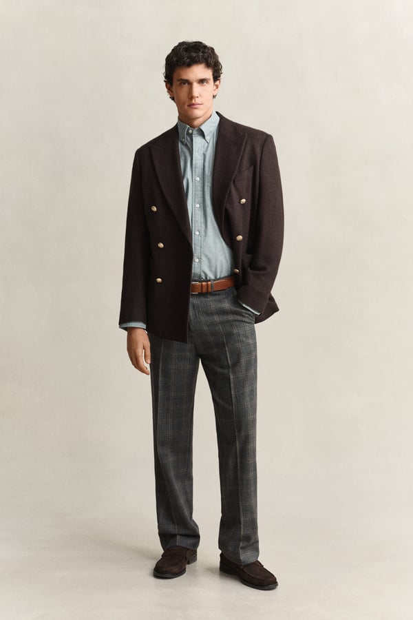 Gant 3000200-321 Skjorta Button down-krage Långärmad Bomull