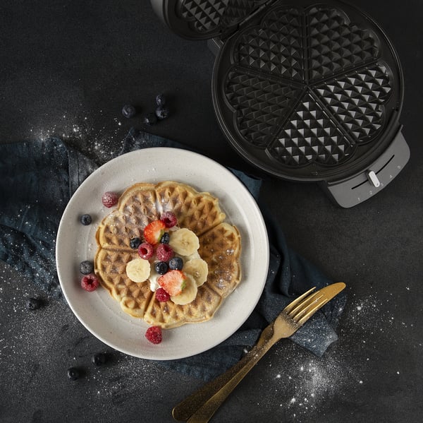 Princess 132380 5 vaffel/vafler 1200 W Rustfrit stål