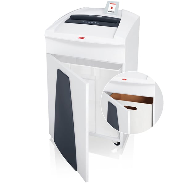 HSM Securio P40i papirmakulator Delvist makulering 55 dB 33 cm Sort, Hvid