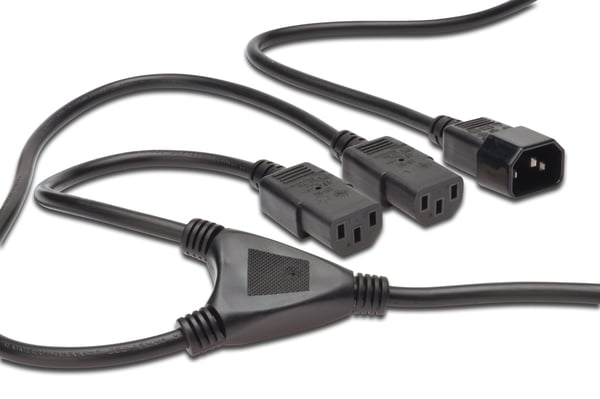 Digitus AK-440400-017-S el-ledning Sort 1,7 m IEC C14 C13 forbinder Digitus AK-440400-017-S el-ledning Sort 1,7 m IEC C14 C13 forbinder