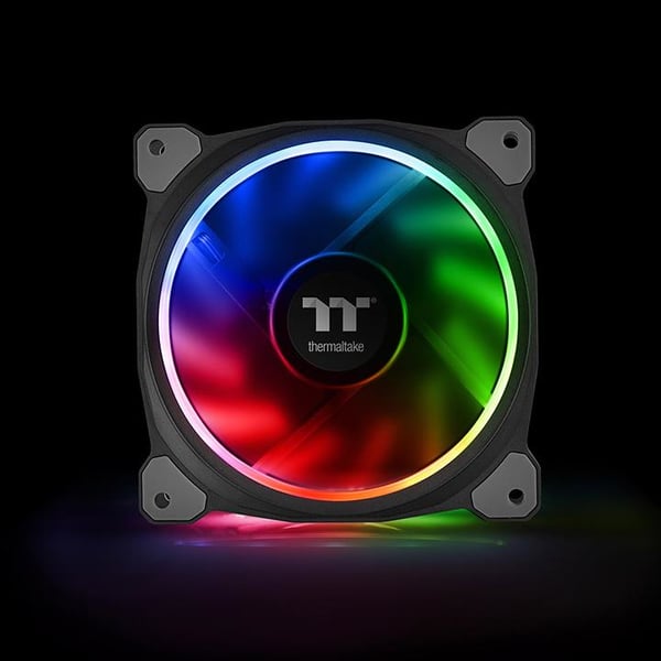 Miniatyrbillede 10 af 15: Thermaltake CL-F076-PL12SW-A Computerkølesystem Computerkabinet Ventilator 12 cm Sort