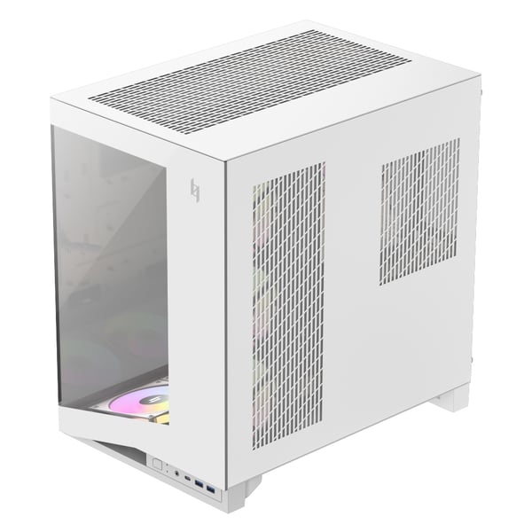 GameMax NEX C56 WH tietokonekotelo Midi Tower Valkoinen
