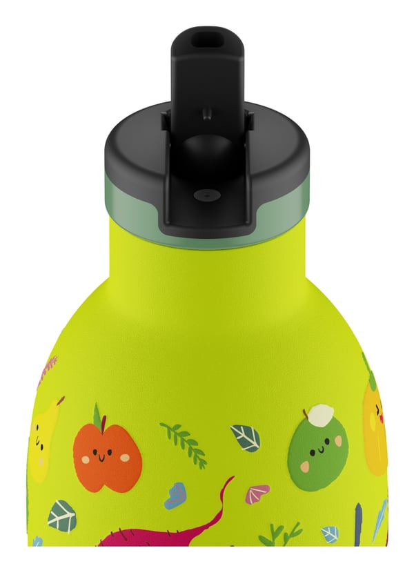 Miniatyrbillede 5 af 5: 24Bottles Veggie Friends Dagligt forbrug 330 ml Polypropylen (PP), Silikone, Rustfrit stål Lysegrøn