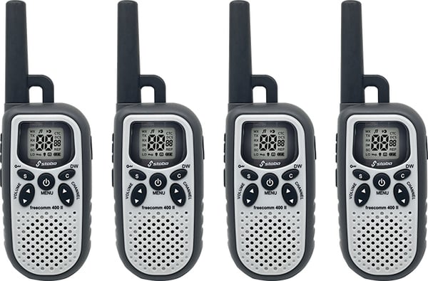 Stabo freecomm 400 II tvåvägsradio 16 kanaler Svart, Grå