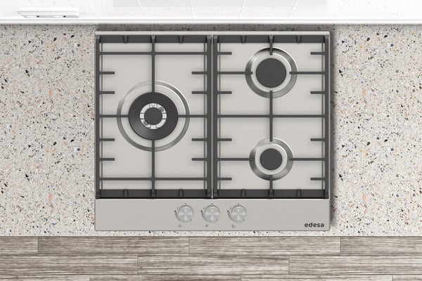 Edesa EGX-6031 TI TR CI B Rostfritt stål Inbyggd 58 cm Gas 3 zone(s)
