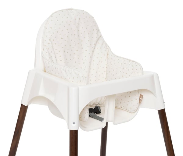 Miniatyrbillede 1 af 6: Jollein 561-531-68105 barnestol tilbehør Afdækning til høj stol Beige, Hvid