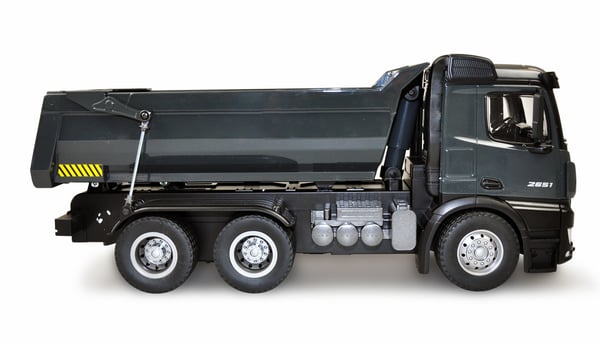 Miniatyrbild 7 av 9: Amewi Mercedes Arocs Kipper Pro radiostyrd modell Traktorbil Elmotor